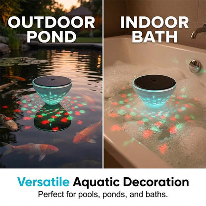 🎁2026 Hot Sale 50% OFF💕Solar Floating Pool Light with Fish Projection-ANN