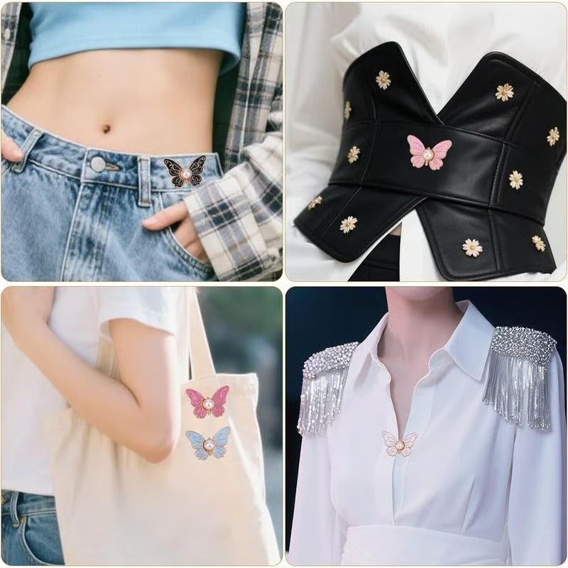 🔥8Pcs Butterfly Pants Waist Tightener-ANN