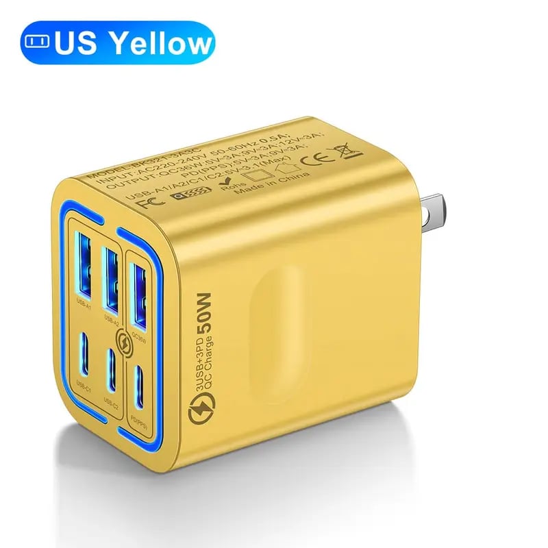 US Plug-Yellow