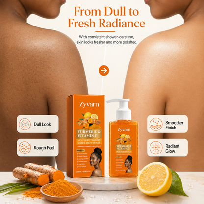 Turmeric + Vitamin C Body Polish – Exfoliate, Moisturize & Glow-ANN