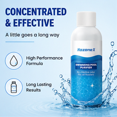 Pool Water Purifier Liquid | Clears Cloudy Green Pools, Improves All Filter Systems & Cuts Pool Maintenance Time-ANN