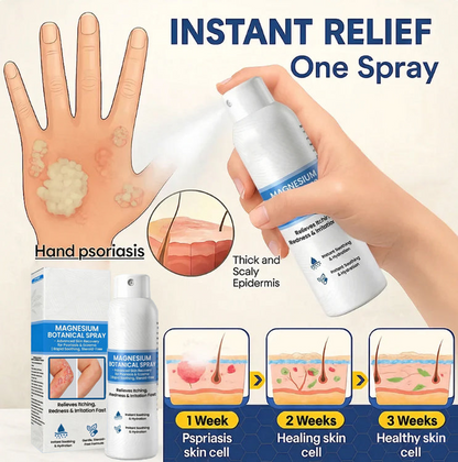 🔥Heroiy® Magnesium Botanical Spray – Advanced Skin Recovery for Psoriasis & Eczema | Rapid Soothing, Steroid-Free-YH