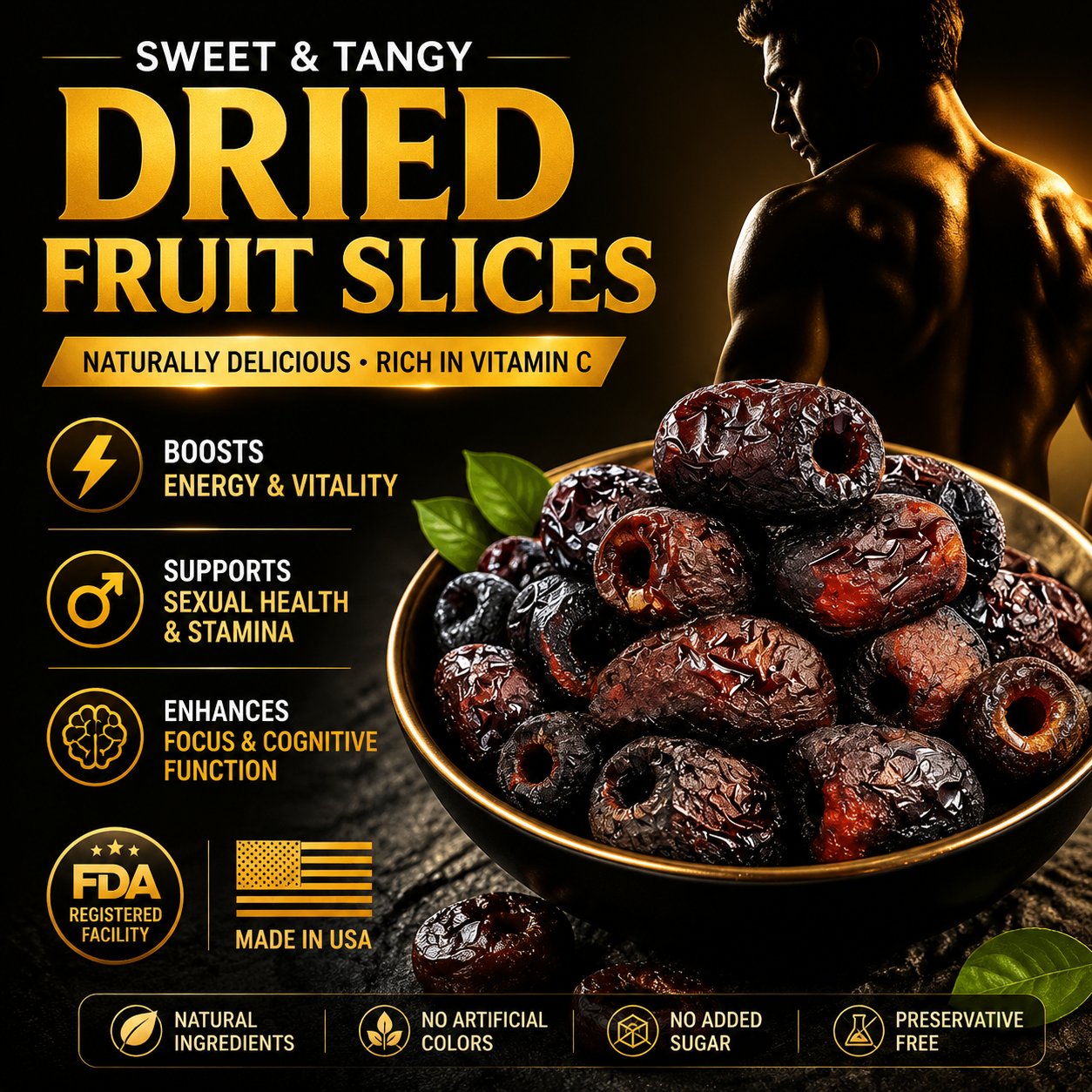 🍅🏆 Ultimate Testosterone Revival with Black Dates 🖤🔥 Support Energy, Stamina & Bedroom Confidence Naturally 💪⚡-YH