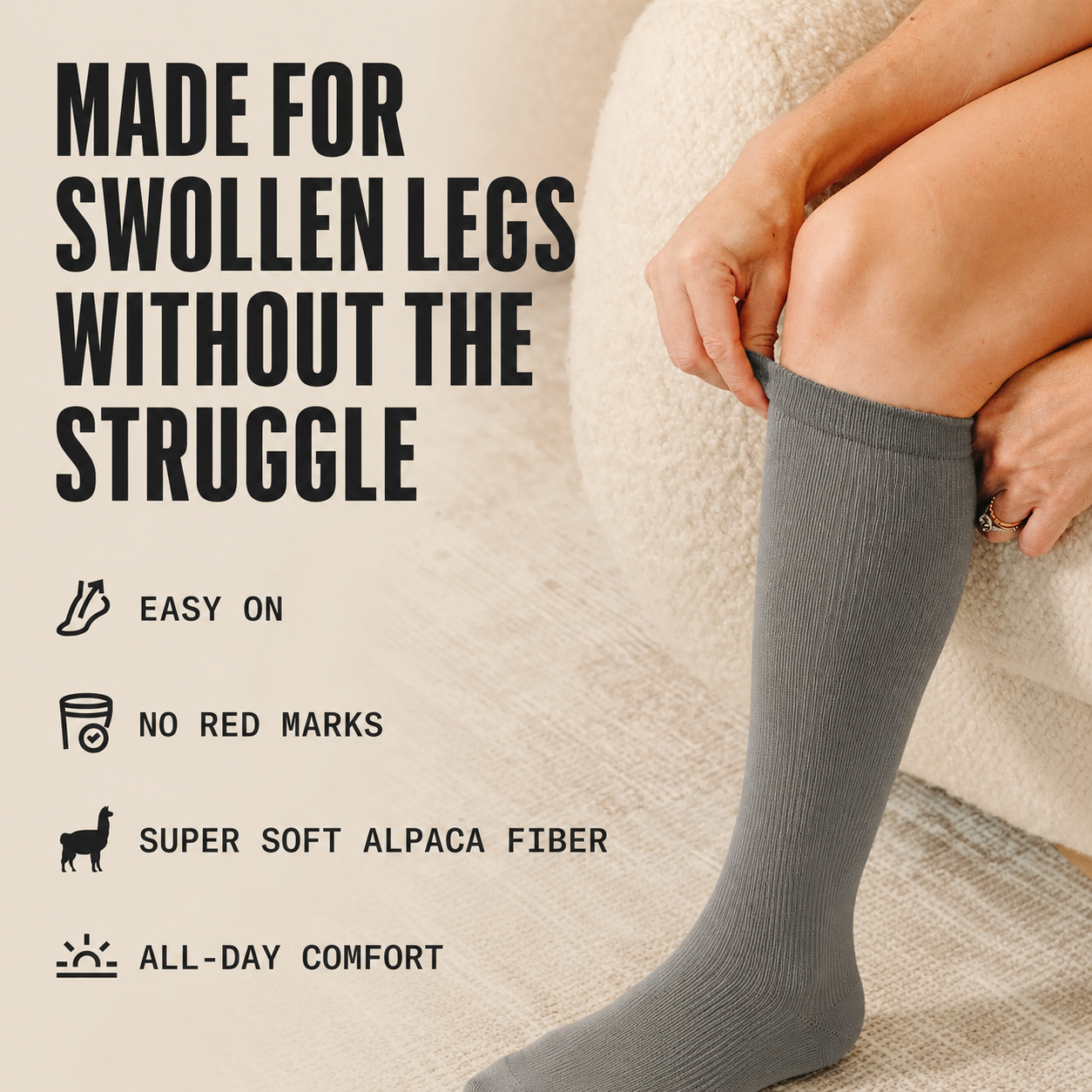 Alpaca Compression Socks-ZGD