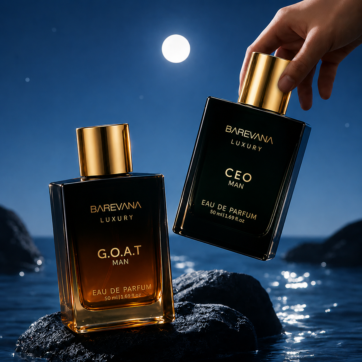 Gentlemen’s Fragrance Set with CEO MAN Perfume & G.O.A.T. MAN Aroma.-YH
