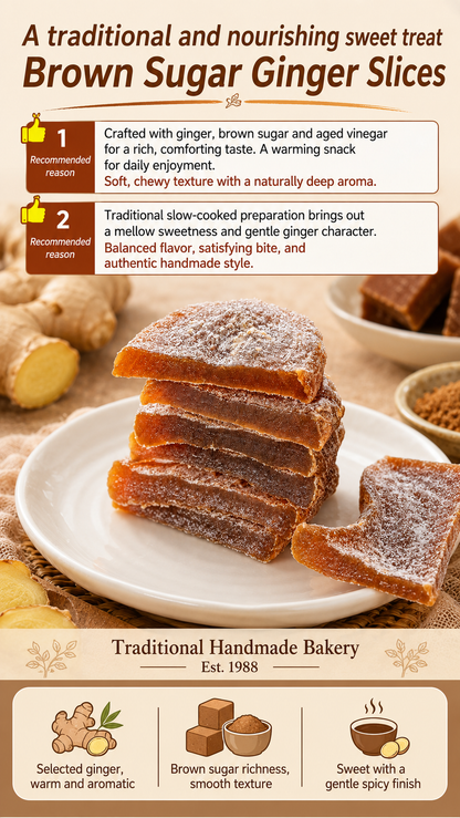 The Perfect Summer Snack | Brown Sugar Ginger Slices – Naturally Sweet, Spicy & Comforting-JX