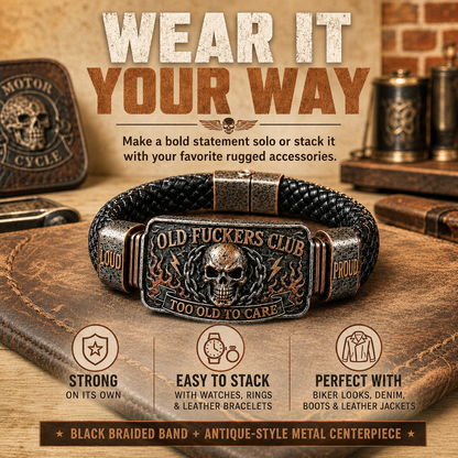☠️ Old Fuckers Club & Wild Freedom 🪓 | 2026 Limited Edition Vintage Bracelet-CW