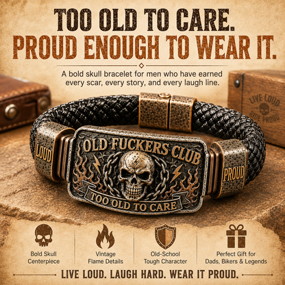 ☠️ Old Fuckers Club & Wild Freedom 🪓 | 2026 Limited Edition Vintage Bracelet-CW