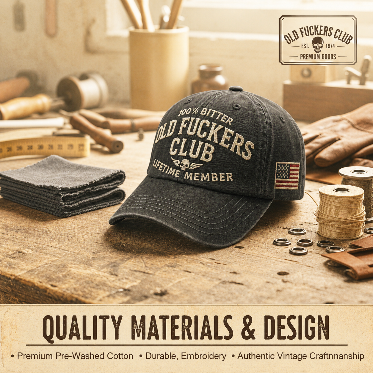 Embroidered Cap-B