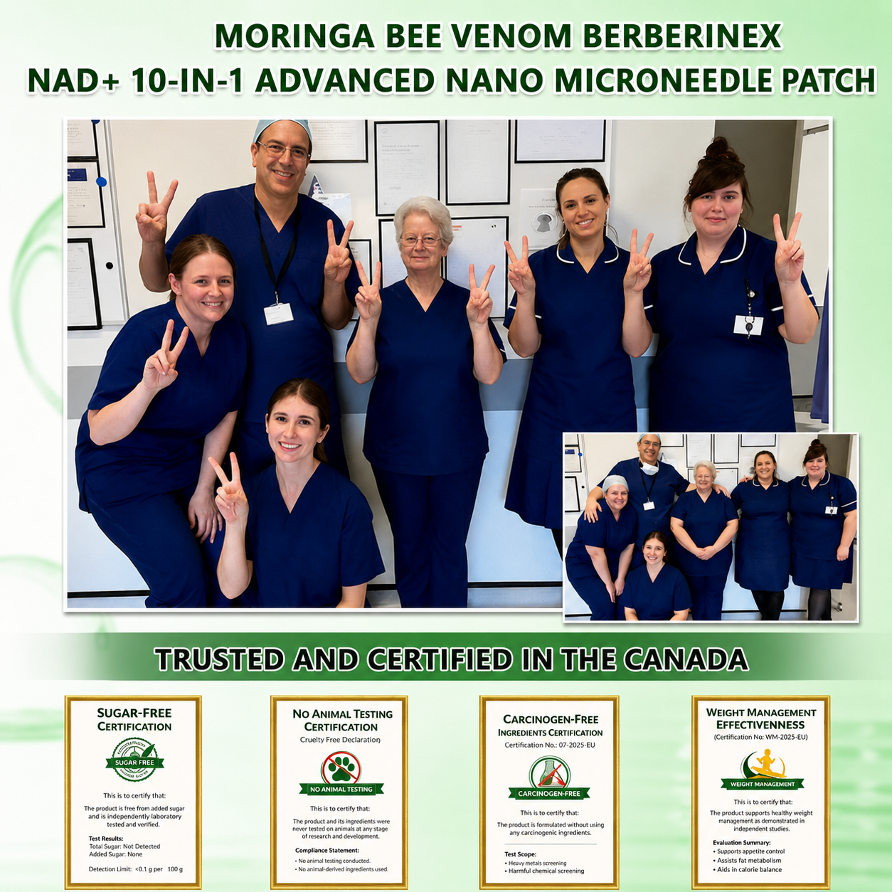 🇨🇦 𝑶𝒇𝒇𝒊𝒄𝒊𝒂𝒍 𝑺𝒕𝒐𝒓𝒆 | 🧑‍⚕️🩺 Heroiy® Moringa · Berberine × NAD+ 𝟏𝟎-𝐢𝐧-𝟏 𝐀𝐝𝐯𝐚𝐧𝐜𝐞𝐝 𝐍𝐚𝐧𝐨 𝐌𝐢𝐜𝐫𝐨𝐧𝐞𝐞𝐝𝐥𝐞 𝐏𝐚𝐭𝐜𝐡-JX