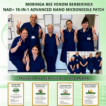 🇨🇦 𝑶𝒇𝒇𝒊𝒄𝒊𝒂𝒍 𝑺𝒕𝒐𝒓𝒆 | 🧑‍⚕️🩺 Heroiy® Moringa · Berberine × NAD+ 𝟏𝟎-𝐢𝐧-𝟏 𝐀𝐝𝐯𝐚𝐧𝐜𝐞𝐝 𝐍𝐚𝐧𝐨 𝐌𝐢𝐜𝐫𝐨𝐧𝐞𝐞𝐝𝐥𝐞 𝐏𝐚𝐭𝐜𝐡-JX