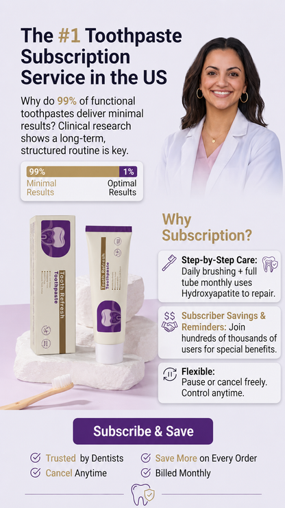 Gentle Fix Toothpaste with 8% NHAP, Advanced Oral Care Plan-JX
