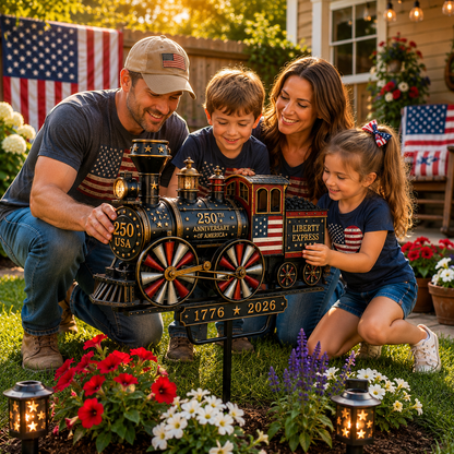 🔥Limited time 55% OFF🔥🚂USA 250 “Liberty Express” Train Garden Wind Spinner -✈️ (Free Delivery Fee)-JX