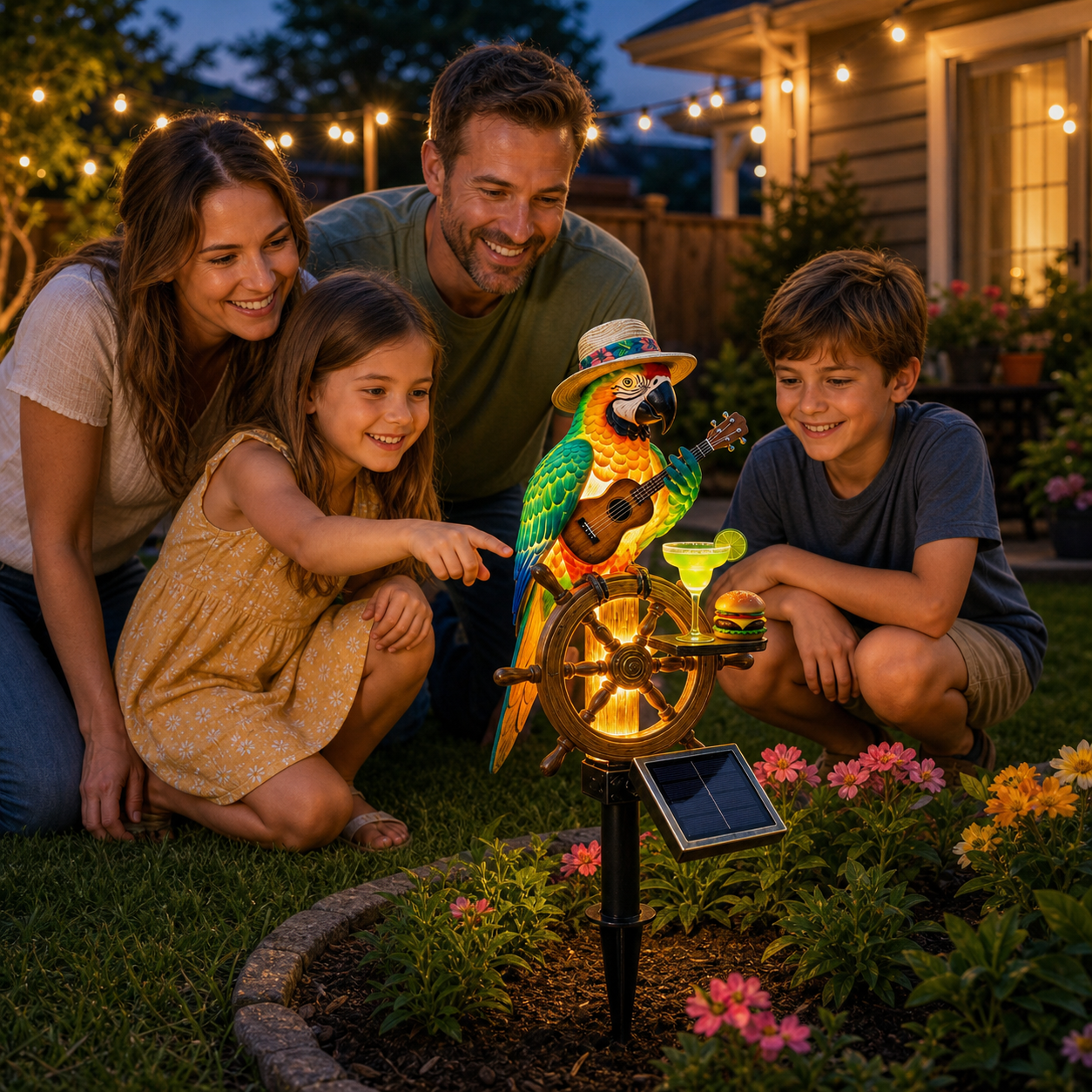 🔥Last Day 49% OFF🔥-🌴Solar Powered Parrot Garden Light- "Wastin" Away Again-JX