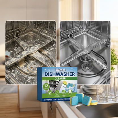 Dishwasher Deep Cleaner Tablets – Removes Grease, Limescale & Odor-Causing Buildup-JX