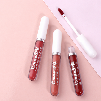 Matte Velvet Lip Gloss, Non-Stick Cup And Non-Fading Full-Coverage Lip Gloss, Suitable For All Skin Types, Multiple Colors To Choose From, Ideal For Everyday Use-JX