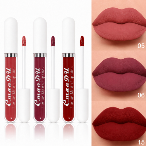 Matte Velvet Lip Gloss, Non-Stick Cup And Non-Fading Full-Coverage Lip Gloss, Suitable For All Skin Types, Multiple Colors To Choose From, Ideal For Everyday Use-JX