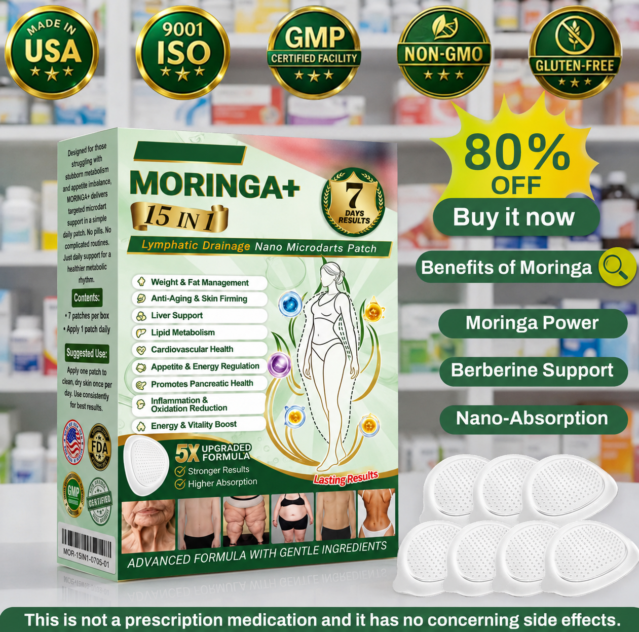 𝐇𝐞𝐫𝐨𝐢𝐲® 𝑴𝒆𝒕𝒂𝒃𝒐𝒍𝒊𝒄 𝑵𝒂𝒏𝒐 𝑴𝒊𝒄𝒓𝒐𝒏𝒆𝒆𝒅𝒍𝒆 𝑷𝒂𝒕𝒄𝒉🎄(𝐉𝐮𝐬𝐭 𝐨𝐧𝐜𝐞 𝐚 𝐝𝐚𝐲, 𝐯𝐢𝐬𝐢𝐛𝐥𝐞 𝐜𝐡𝐚𝐧𝐠𝐞𝐬 𝐢𝐧 𝟕 𝐝𝐚𝐲𝐬）𝘽𝙚𝙧𝙗𝙚𝙧𝙞𝙣𝙚 + 𝙈𝙤𝙧𝙞𝙣𝙜𝙖 𝙁𝙤𝙧𝙢𝙪𝙡𝙖 ✅ 𝐅𝐨𝐫 𝐨𝐛𝐞𝐬𝐢𝐭𝐲, 𝗟𝗼𝗼𝘀𝗲 𝘀𝗸𝗶𝗻,𝐝𝐢𝐚𝐛𝐞𝐭𝐞𝐬, 𝐬𝐥𝐞𝐞𝐩 𝐚𝐩𝐧𝐞𝐚, 𝐣𝐨𝐢𝐧𝐭 𝐢𝐬𝐬𝐮𝐞𝐬, 𝐚𝐧𝐝 𝐦𝐨𝐫𝐞 💥💥-JX