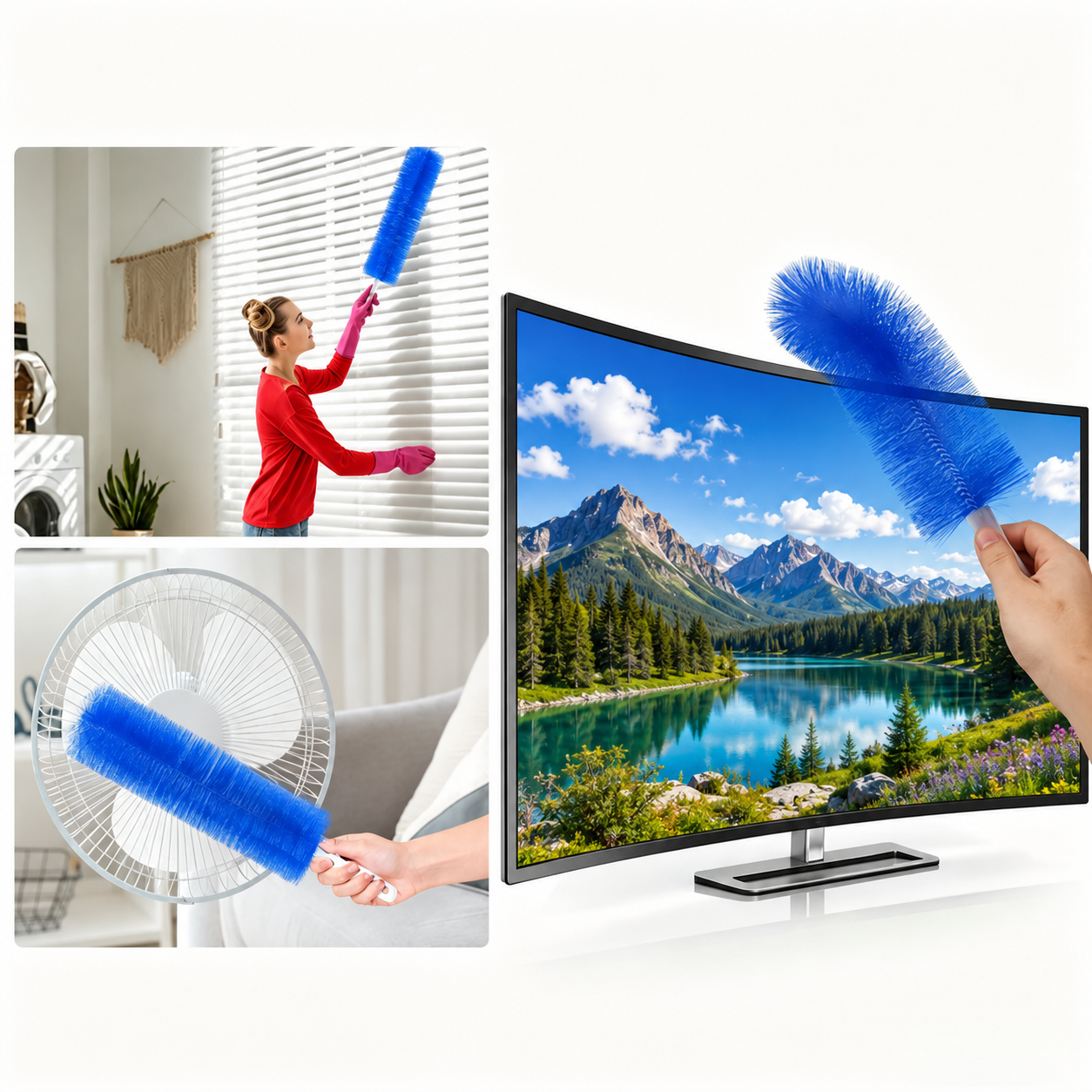 Ultimate Bendable Microfiber Duster – Flexible, Washable & Reusable-ZGD