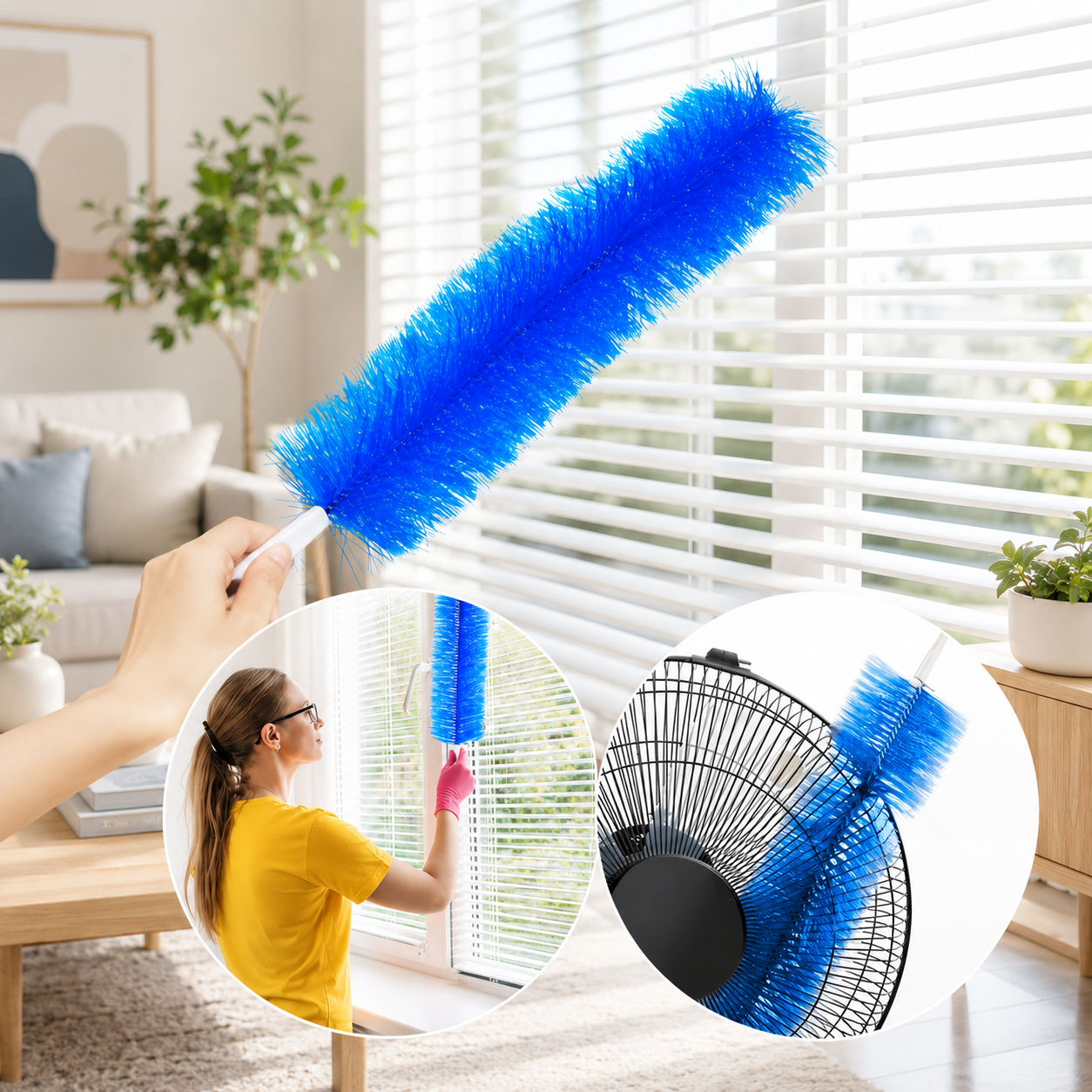 Ultimate Bendable Microfiber Duster – Flexible, Washable & Reusable-ZGD