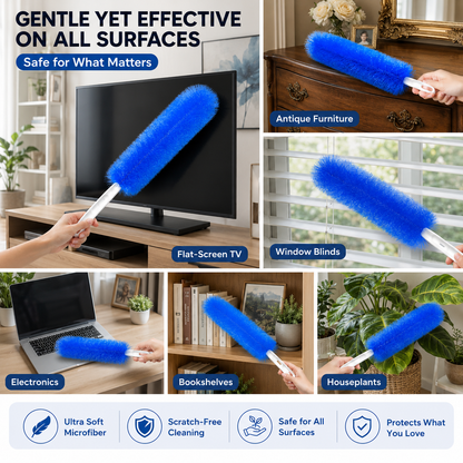 Ultimate Bendable Microfiber Duster – Flexible, Washable & Reusable-ZGD