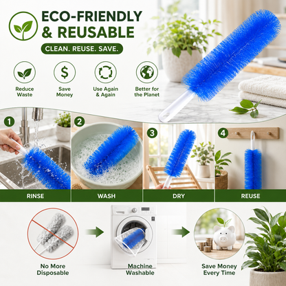 Ultimate Bendable Microfiber Duster – Flexible, Washable & Reusable-ZGD