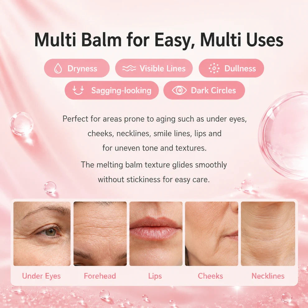 🔥LAST DAY 60% OFF🎁  Pink Collagen Volume Balm – Instant Glow & Hydration Stick-CW
