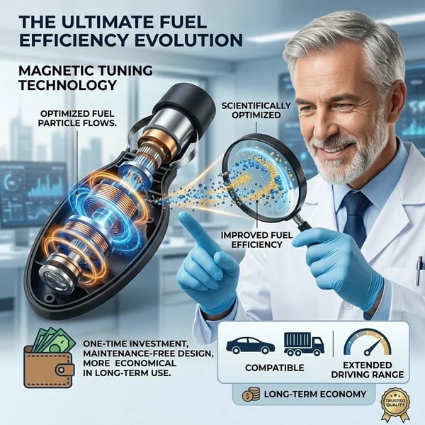 🚗 2026 New Upgrade FuelShark Fuel Sync Device – Automotive Gas Saver for Cars & Trucks, Spill Saver-CW