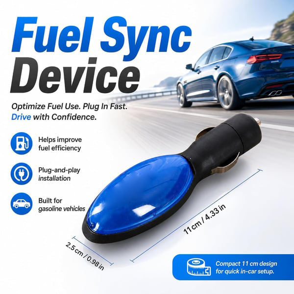 🚗 2026 New Upgrade FuelShark Fuel Sync Device – Automotive Gas Saver for Cars & Trucks, Spill Saver-CW