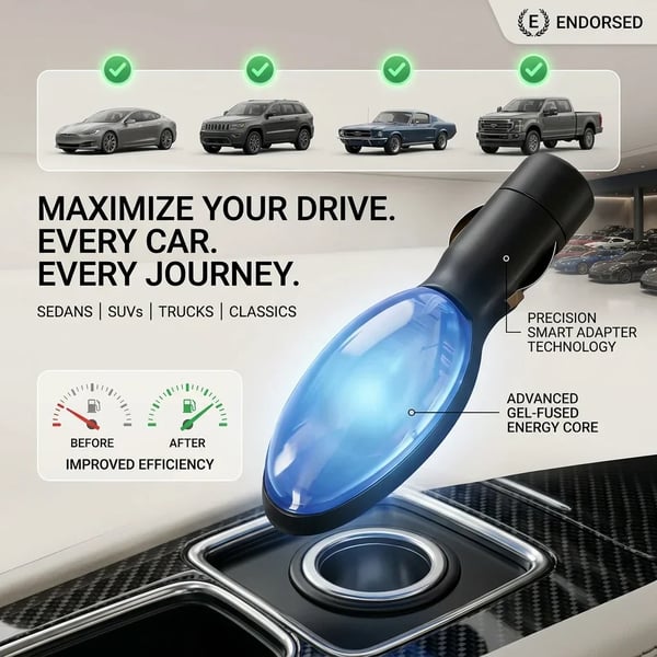 🚗 2026 New Upgrade FuelShark Fuel Sync Device – Automotive Gas Saver for Cars & Trucks, Spill Saver-CW