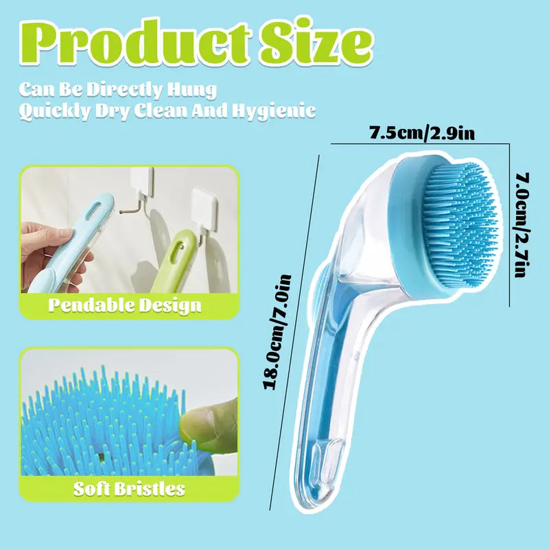 🐶🐱Pet Bath Brush with Shampoo Dispenser🐾-YH