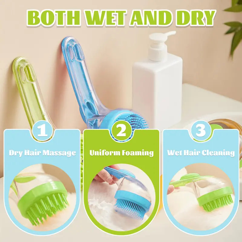 🐶🐱Pet Bath Brush with Shampoo Dispenser🐾-YH