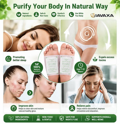 Brand New Upgrade🌿 Heroiy® FootPatch 10-Pack – Enhanced Herbal Detox, Weight Control, Sleep Support & Pain Relief-YH