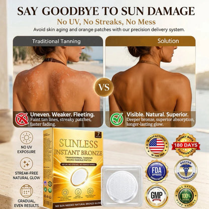 ☀️𝐒𝐮𝐧𝐥𝐞𝐬𝐬 𝐈𝐧𝐬𝐭𝐚𝐧𝐭 𝐁𝐫𝐨𝐧𝐳𝐞 𝐓𝐚𝐧𝐧𝐢𝐧𝐠 𝐌𝐢𝐜𝐫𝐨𝐧𝐞𝐞𝐝𝐥𝐞 𝐏𝐚𝐭𝐜𝐡 🇺🇸 (𝐉𝐮𝐬𝐭 𝐨𝐧𝐜𝐞 𝐚 𝐝𝐚𝐲) 𝐕𝐢𝐬𝐢𝐛𝐥𝐞 𝐁𝐫𝐨𝐧𝐳𝐞 𝐆𝐥𝐨𝐰 𝐢𝐧 𝟕 𝐃𝐚𝐲𝐬 ✅ 𝐍𝐨 𝐔𝐕, 𝐍𝐨 𝐎𝐫𝐚𝐧𝐠𝐞, 𝐍𝐨 𝐒𝐭𝐫𝐞𝐚𝐤𝐬, 𝐍𝐨 𝐃𝐇𝐀, 𝐍𝐨 𝐌𝐞𝐬𝐬-YH