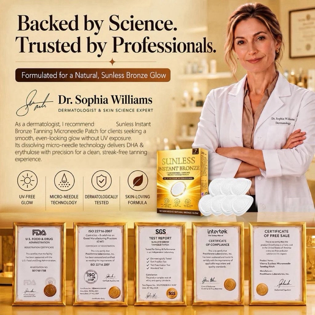 ☀️𝐒𝐮𝐧𝐥𝐞𝐬𝐬 𝐈𝐧𝐬𝐭𝐚𝐧𝐭 𝐁𝐫𝐨𝐧𝐳𝐞 𝐓𝐚𝐧𝐧𝐢𝐧𝐠 𝐌𝐢𝐜𝐫𝐨𝐧𝐞𝐞𝐝𝐥𝐞 𝐏𝐚𝐭𝐜𝐡 🇺🇸 (𝐉𝐮𝐬𝐭 𝐨𝐧𝐜𝐞 𝐚 𝐝𝐚𝐲) 𝐕𝐢𝐬𝐢𝐛𝐥𝐞 𝐁𝐫𝐨𝐧𝐳𝐞 𝐆𝐥𝐨𝐰 𝐢𝐧 𝟕 𝐃𝐚𝐲𝐬 ✅ 𝐍𝐨 𝐔𝐕, 𝐍𝐨 𝐎𝐫𝐚𝐧𝐠𝐞, 𝐍𝐨 𝐒𝐭𝐫𝐞𝐚𝐤𝐬, 𝐍𝐨 𝐃𝐇𝐀, 𝐍𝐨 𝐌𝐞𝐬𝐬-YH