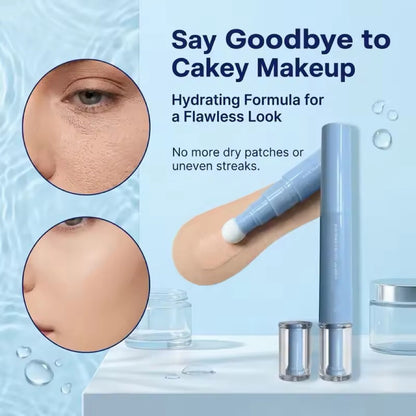 Dual-effect Concealer & Foundation Eye Concealer - 24-hour long-lasting,high-coverage matte finish.Korean pressed powder foundation for a flawless complexion. Covers acne marks, sculpts the nose, and nourishes the skin-ZGD