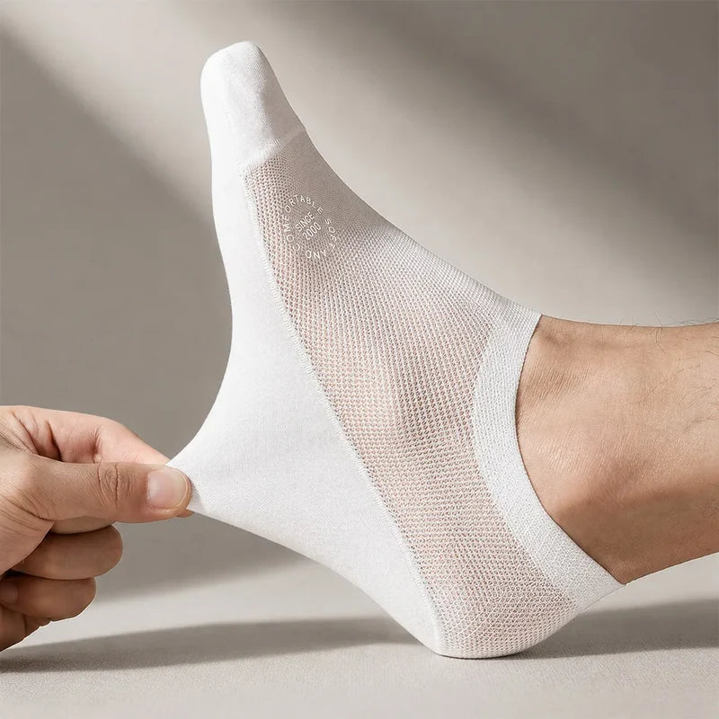 Breathable Reinforced No-Show Socks-ZGD
