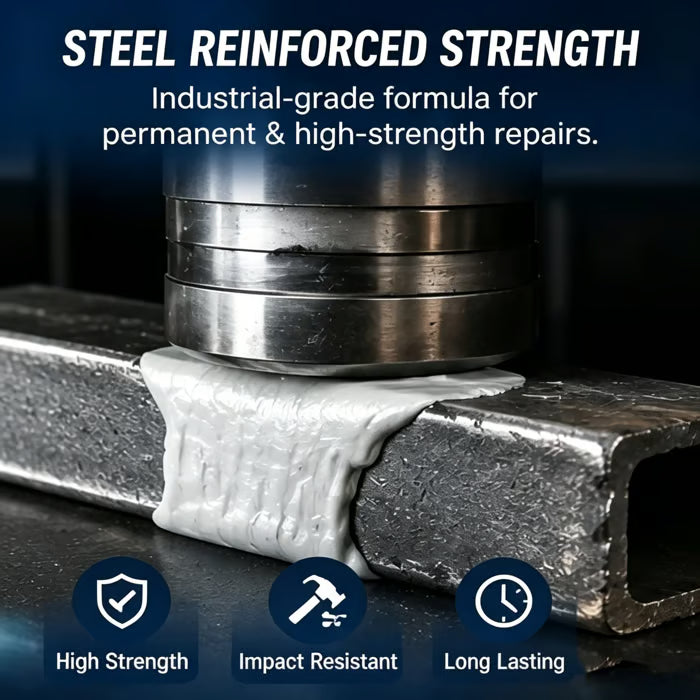 🔧Steel-Reinforced Epoxy Repair Putty – Waterproof Permanent Fix for Leaks, Cracks & Broken Parts-YH