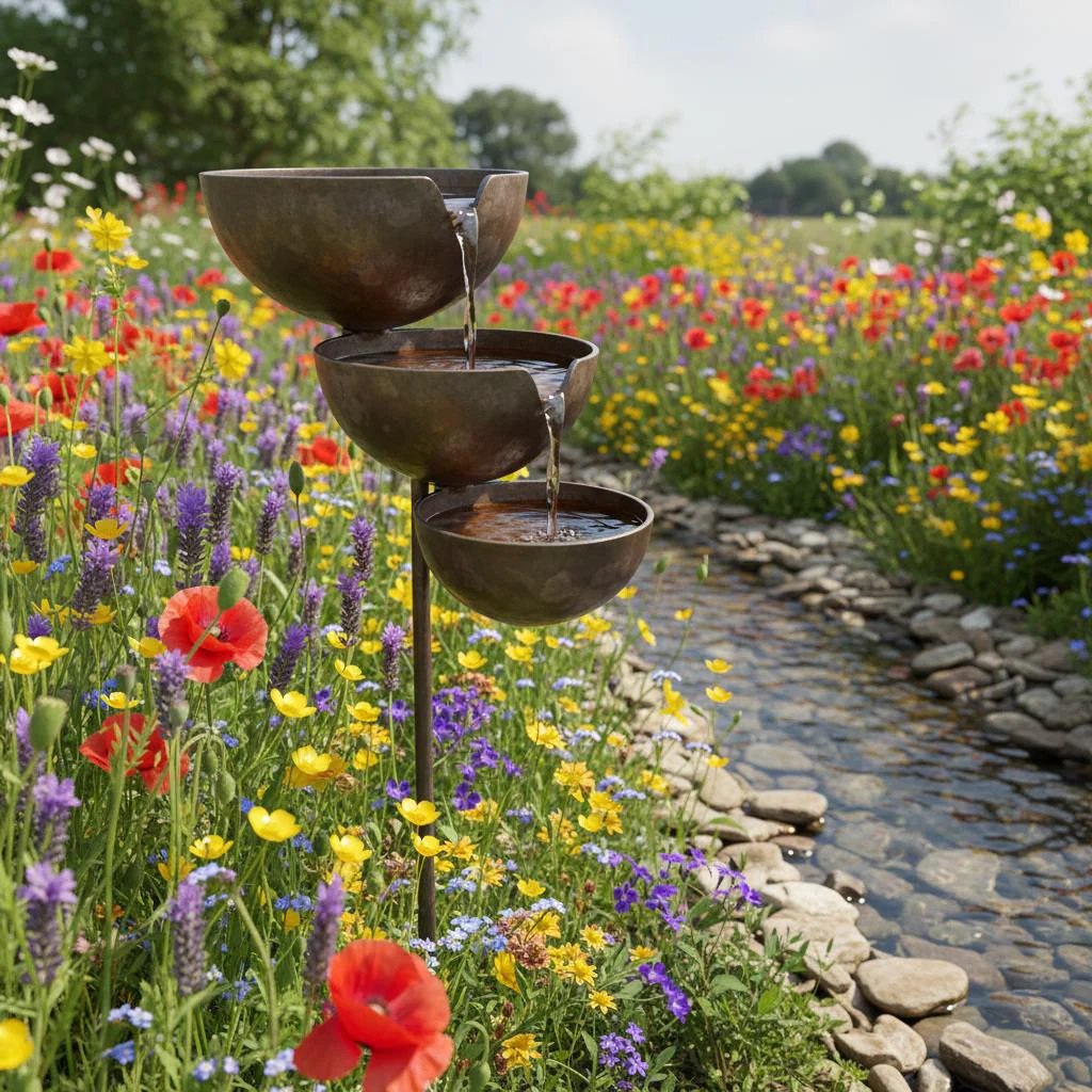 🔥Hot Sale🔥Bring Life Back To Your Garden – Rain Catcher Bird Bath 🌿🐦-YH