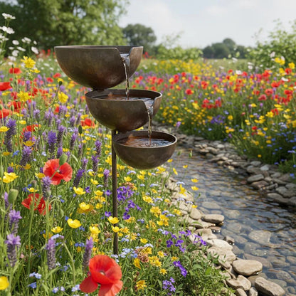 🔥Hot Sale🔥Bring Life Back To Your Garden – Rain Catcher Bird Bath 🌿🐦-YH