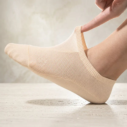 Breathable Reinforced No-Show Socks-ZGD