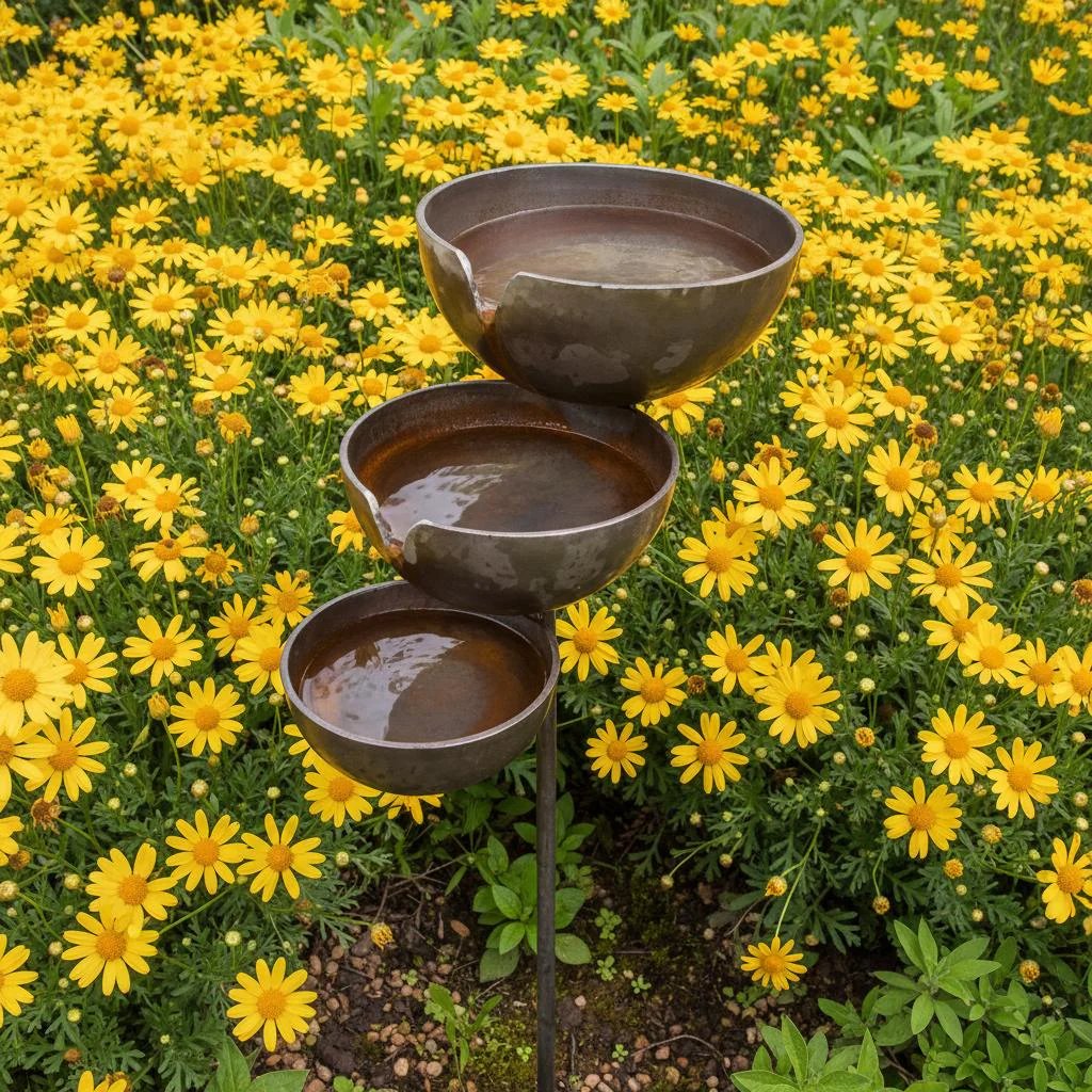 🔥Hot Sale🔥Bring Life Back To Your Garden – Rain Catcher Bird Bath 🌿🐦-YH