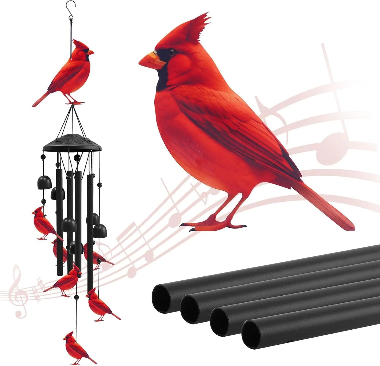 🔥Last Day 60% OFF🔥-🐦Vintage Colorful Hummingbird Wind Chime with Metal Tubes and Bells-YH