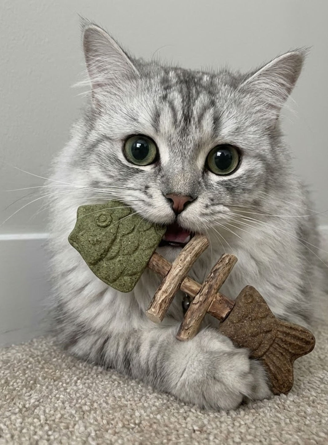 Catnip & Silvervine Chew-JX