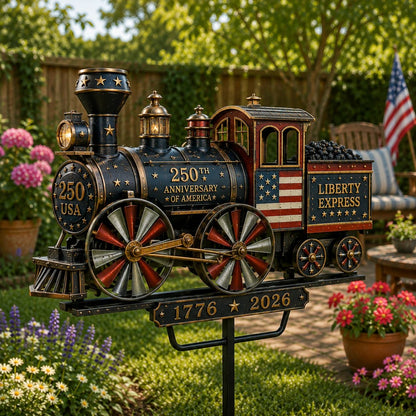 🔥Limited time 55% OFF🔥🚂USA 250 “Liberty Express” Train Garden Wind Spinner -✈️ (Free Delivery Fee)-JX