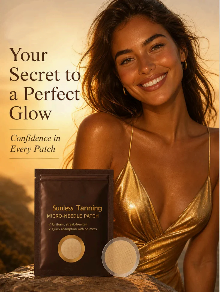 UV-Free Transdermal Sunless Tanning Patch™-JX