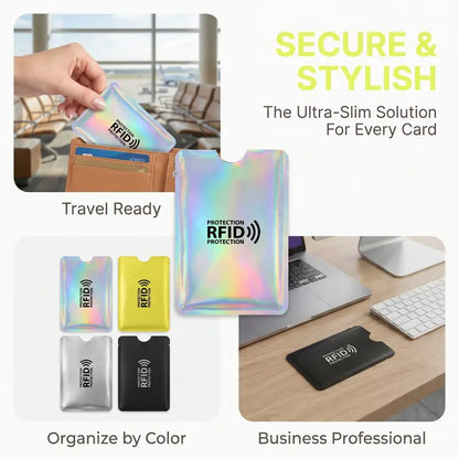 RFID Blocking Sleeves Set – Protection for Credit & ID Cards, Slim & Lightweight Design-ZGD