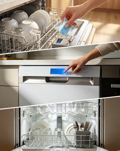 Dishwasher Deep Cleaner Tablets – Removes Grease, Limescale & Odor-Causing Buildup-JX
