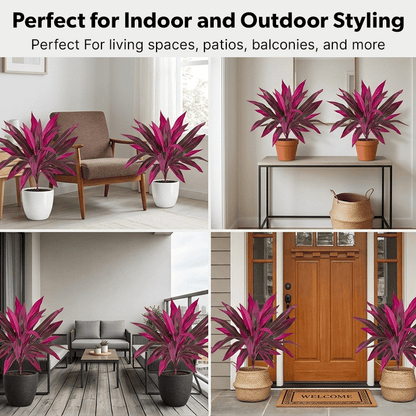 🎁 Last Day 60% OFF - Artificial Boston Fern & Dragon's Blood Tree Plants-YH