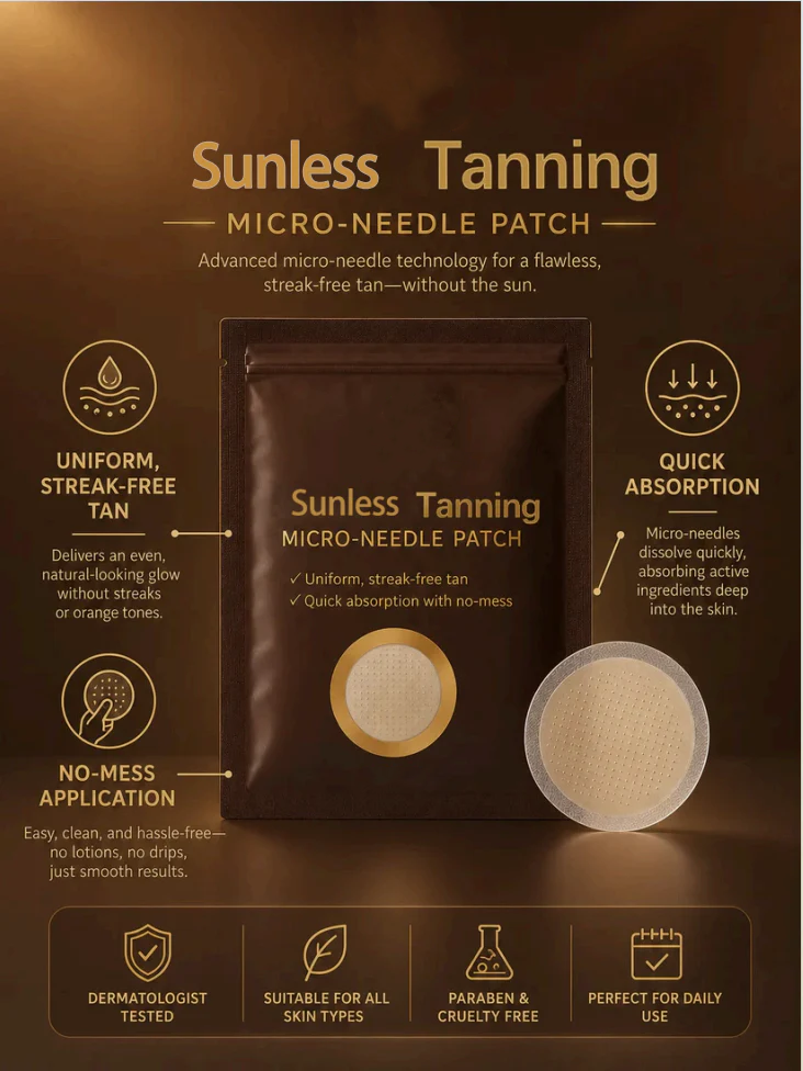 UV-Free Transdermal Sunless Tanning Patch™-JX